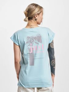 lässiges Just Rhyse Damen T-Shirt 140 g/m² mit Baumwolle Blau