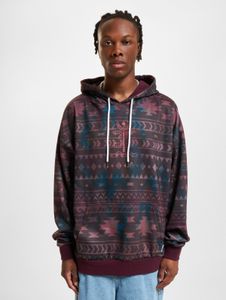 Sudadera con capucha Soft Just Rhyse para hombre con cordón ajustable, color marrón.