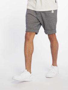 bequeme Just Rhyse Herren Shorts Reißverschluss Taschen 300 g/m² mit Baumwolle Grau