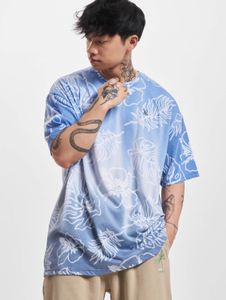 T-shirt oversize en coton pour homme Just Rhyse, bleu.