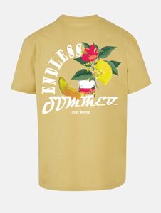 T-shirt sportiva da uomo Just Rhyse, oversize, 240 g/m², cotone, gialla
