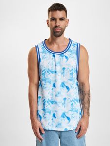 T-shirt sportiva da uomo Just Rhyse con polsini a coste, blu