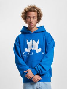 moderner Lost Youth Herren Hoodie Oversize 460 g/m² mit Baumwolle Blau