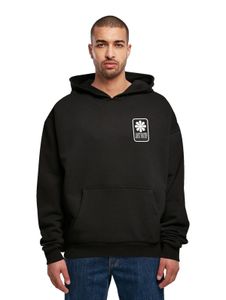 Sweat à capuche homme Modern Lost Youth, 460 g/m², coton, noir