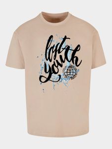 Casual Lost Youth men's oversized t-shirt, 240 g/m², cotton, beige