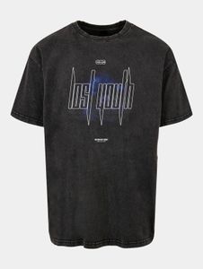 Casual Lost Youth men's oversized t-shirt, 240 g/m², cotton, black
