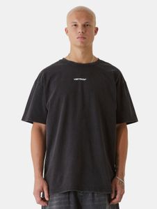 T-shirt homme Sporty Lost Youth, coupe oversize, 240 g/m², coton, noir