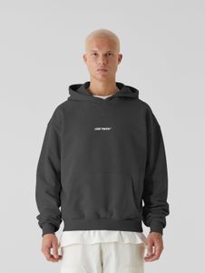 weicher Lost Youth Herren Hoodie Oversize 460 g/m² mit Baumwolle Anthrazit