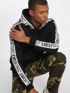 Sweat à capuche Casual Merchcode pour homme, 300 g/m² coton, noir