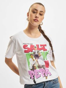T-shirt oversize femme Casual Merchcode, 160 g/m², coton, blanc