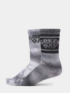 Chaussettes extensibles unisexes confortables Merchcode en coton, noir et blanc