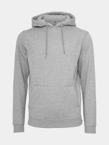 Sweat à capuche pour homme Modern Merchcode, cordon de serrage, maille côtelée 250 g/m², gris coton