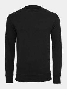 Sweat-shirt homme Casual Merchcode 210 g/m² en coton, noir