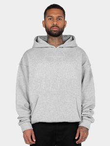 Soft MJ Gonzales men's hoodie, oversize, 460 g/m², cotton, grey