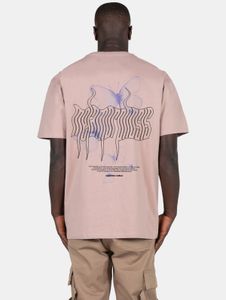 Casual MJ Gonzales men's oversized t-shirt, 240 g/m², cotton, antique pink