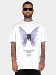 Camiseta deportiva para hombre MJ Gonzales, corte oversize, 240 g/m², algodón, blanca.