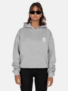 bequemer MJ Gonzales Damen Hoodie Oversize 460 g/m² mit Baumwolle Grau