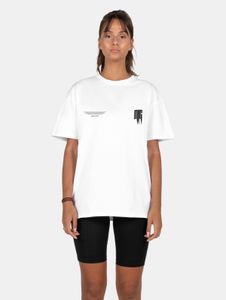 T-shirt oversize décontracté MJ Gonzales pour femme, 240 g/m², coton, blanc