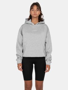 Sweat à capuche oversize Soft MJ Gonzales pour femme, 460 g/m², coton, gris