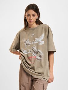 Casual MJ Gonzales women's oversized t-shirt, 240 g/m², cotton, khaki