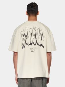 T-shirt oversize décontracté MJ Gonzales pour homme, 300 g/m², coton, beige