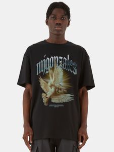 Casual MJ Gonzales men's oversized t-shirt, 240 g/m², cotton, black
