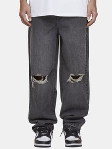 Modern MJ Gonzales men's jeans, zip-up, oversize, cotton, anthracite