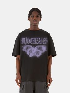 T-shirt casual oversize da uomo MJ Gonzales, 240 g/m², cotone, nera