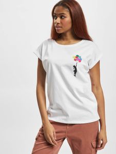 T-shirt femme Modern Merchcode 140 g/m² en coton, blanc