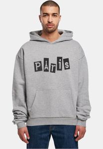 Sweat à capuche décontracté POD pour homme, 460 g/m², coton, gris