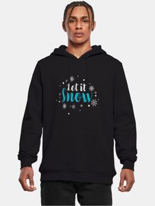Comfortable POD men's hoodie, 300 g/m², made of cotton, black