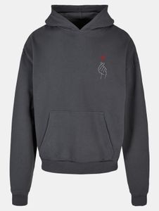 Sweat à capuche homme Modern Merchcode, coupe oversize, 460 g/m², coton, anthracite