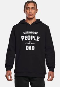 Casual Merchcode Men's Hoodie 300 g/m² with Cotton Black