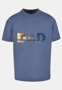 Modern POD men's T-shirt, oversize, 240 g/m², cotton, blue