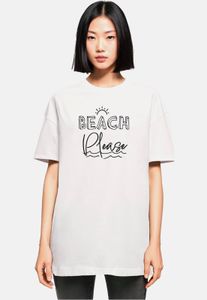 Modern POD unisex oversize T-shirt, 220 g/m², cotton, white