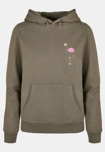 Sweat à capuche décontracté POD pour femme, 270 g/m², kaki