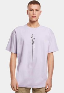 lässiges Merchcode Herren T-Shirt Oversize 240 g/m² mit Baumwolle Violett