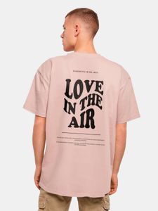 Camiseta oversize para hombre Casual Merchcode, 240 g/m², algodón, rosa antiguo.