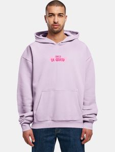 Sudadera con capucha para hombre Casual Merchcode de 460 g/m² con algodón violeta