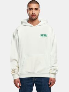 Sudadera cómoda con capucha para hombre de Merchcode, estilo oversize, 460 g/m², algodón, color blanco.
