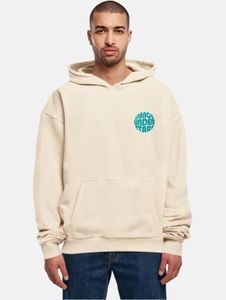 Sweat à capuche confortable Merchcode pour homme, 460 g/m², coton, beige