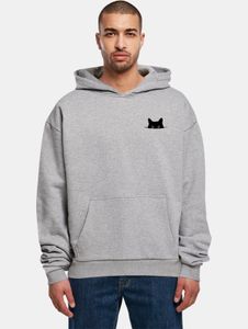 bequemer Merchcode Herren Hoodie Kapuze Oversize 460 g/m² mit Baumwolle Grau