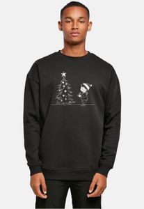 Sudadera cómoda para hombre de Merchcode, 300 g/m², algodón, negra.