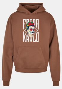 Felpa con cappuccio da uomo Merchcode, morbida, 460 g/m², cotone, marrone