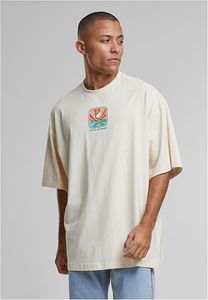 T-shirt da uomo moderna Merchcode 220 g/m² in cotone ecru-bianco