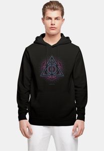 bequemer Absolute Cult Herren Hoodie Rippstrick Kapuze 270 g/m² Schwarz