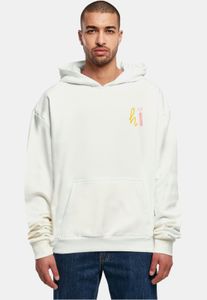 Felpa con cappuccio casual da uomo Merchcode, 460 g/m² in cotone, bianca