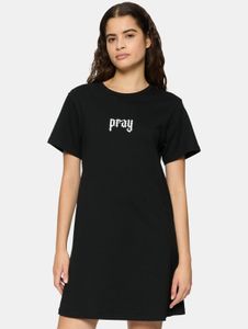 Camiseta Casual Miss Tee para mujer, 200 g/m², algodón, negra