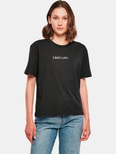 Camiseta deportiva Miss Tee para mujer, 200 g/m², de algodón negro.