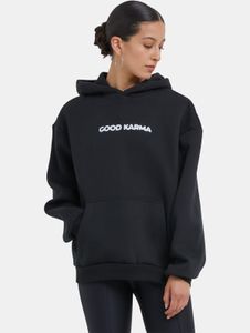 bequemer Miss Tee Damen Hoodie 330 g/m² mit Baumwolle Schwarz